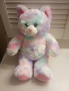Build A Bear Plush Pastel Swirl Kitty Plush
